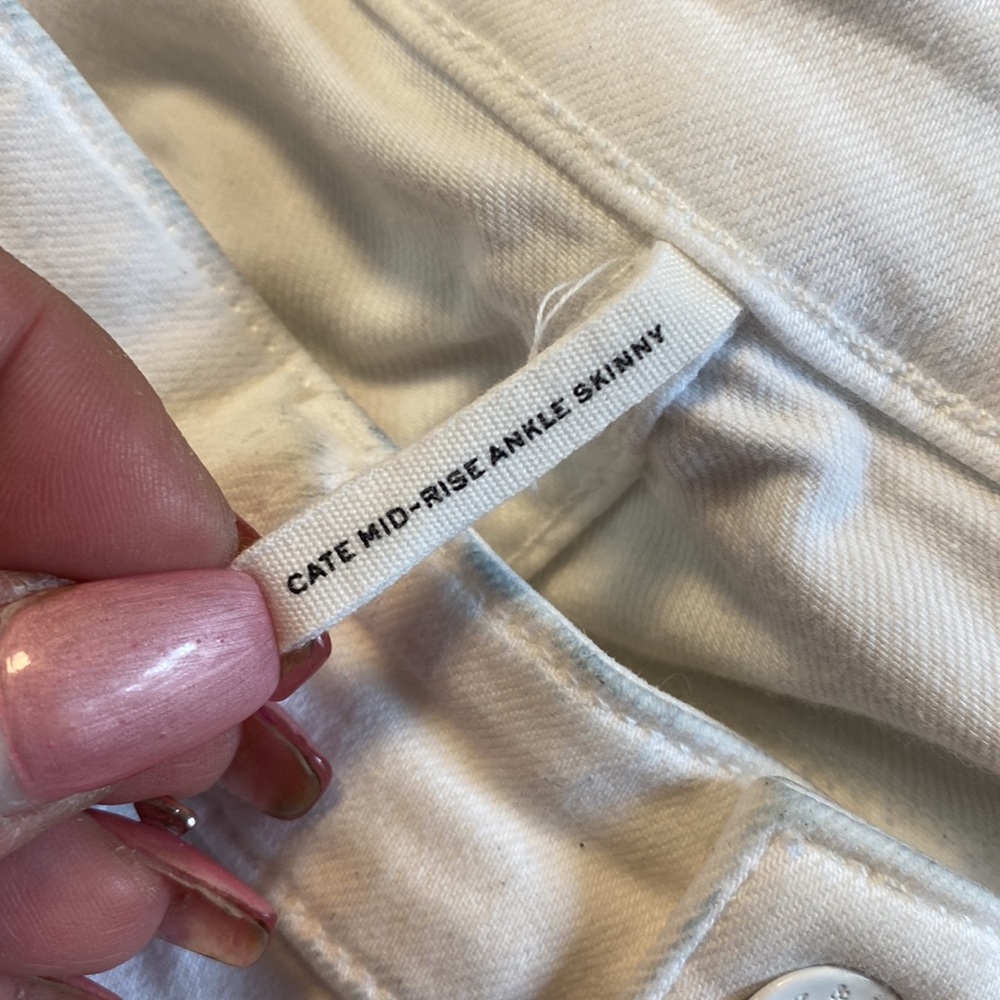 Rag & Bone SZ 29 White Stretch Jeans - Picture 10 of 16